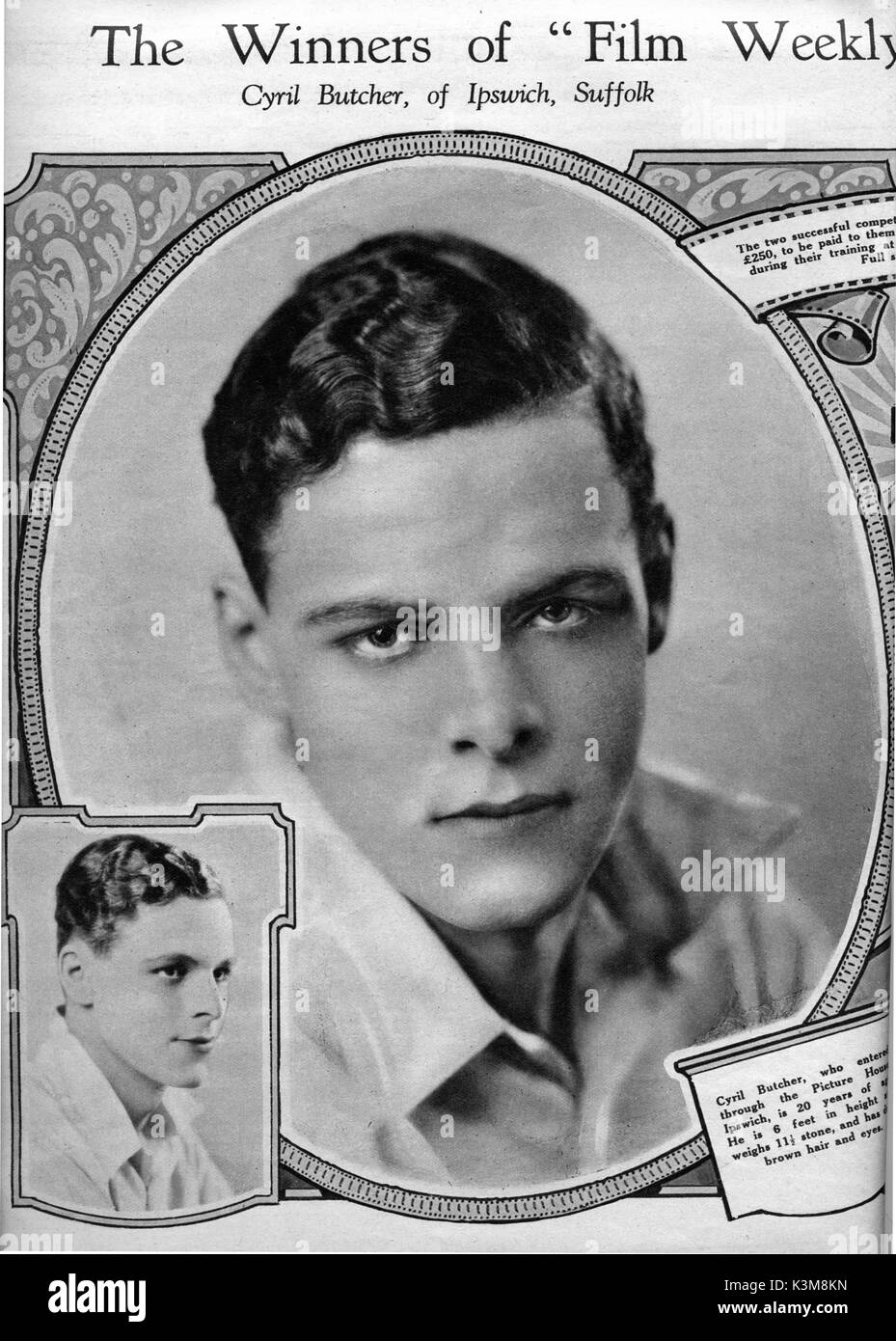 CYRIL METZGER DER FILM WÖCHENTLICH, Samstag, Januar 18th, 1930 Datum: Stockfoto