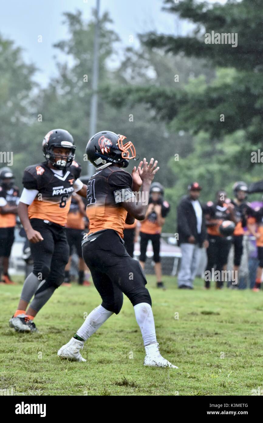 Jugend American Football Stockfoto