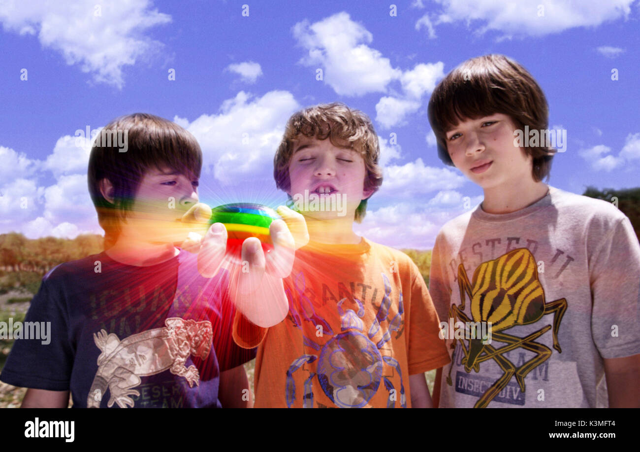 SHORTS [USA 2009] [L - R] REBEL RODRIGUEZ, Trevor Gagnon, LEO HOWARD Datum: 2009 Stockfoto