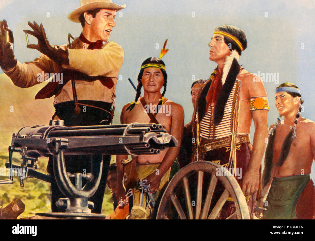 Belagerung im Red River [USA 1954] RICHARD BOONE Datum: 1954 Stockfoto
