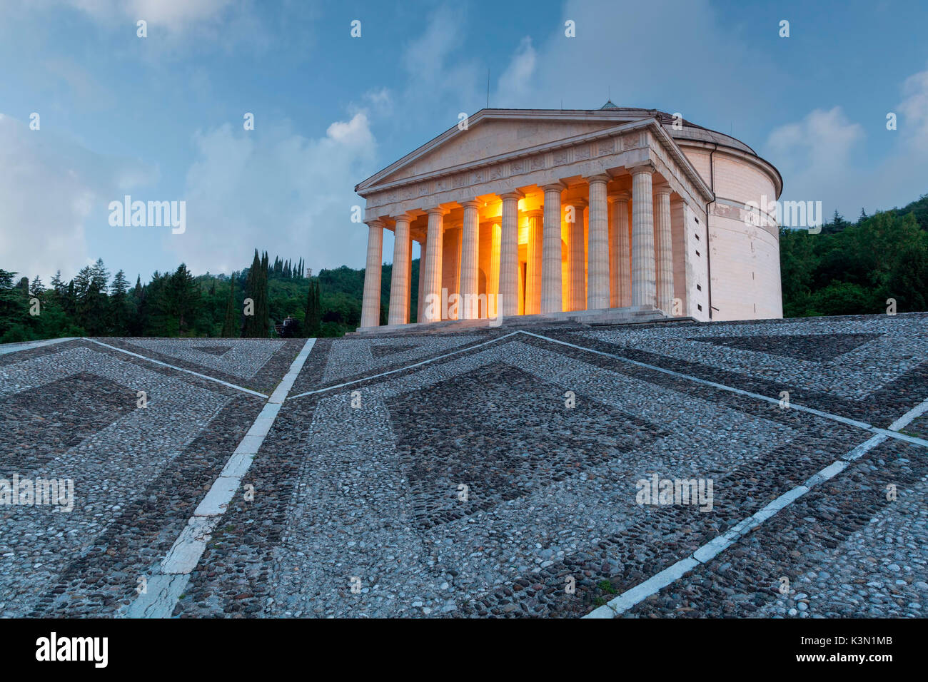 Europa, Italien, Venetien, Possagno, Treviso. Der Tempel von Antonio Canova Stockfoto