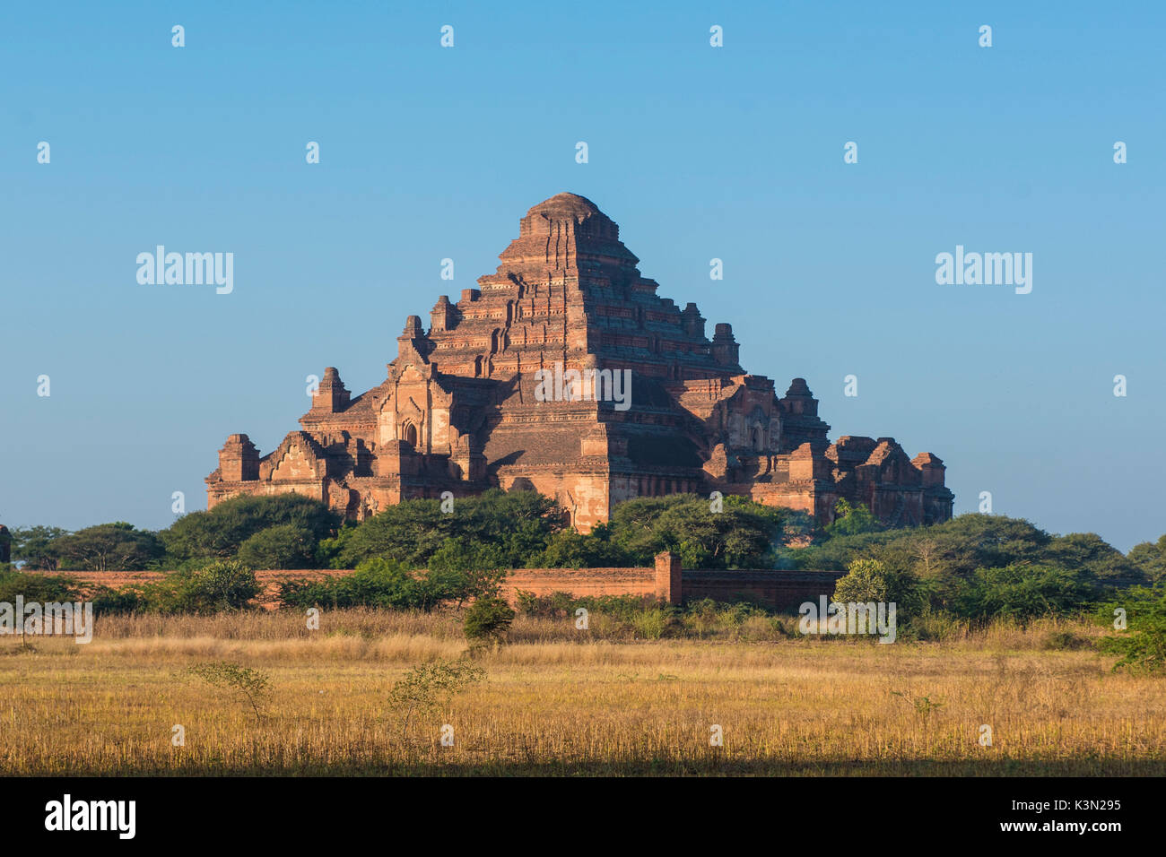 Bagan, Mandalay, Myanmar (Birma). Dhammayangyi Tempel. Stockfoto
