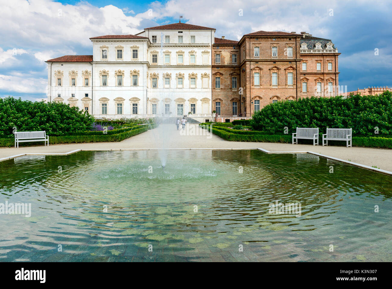 Palast von Venaria, Residenzen des Königshauses Savoyen. Europa. Italien. Piemont. Torino entfernt. Venaria Reale Stockfoto