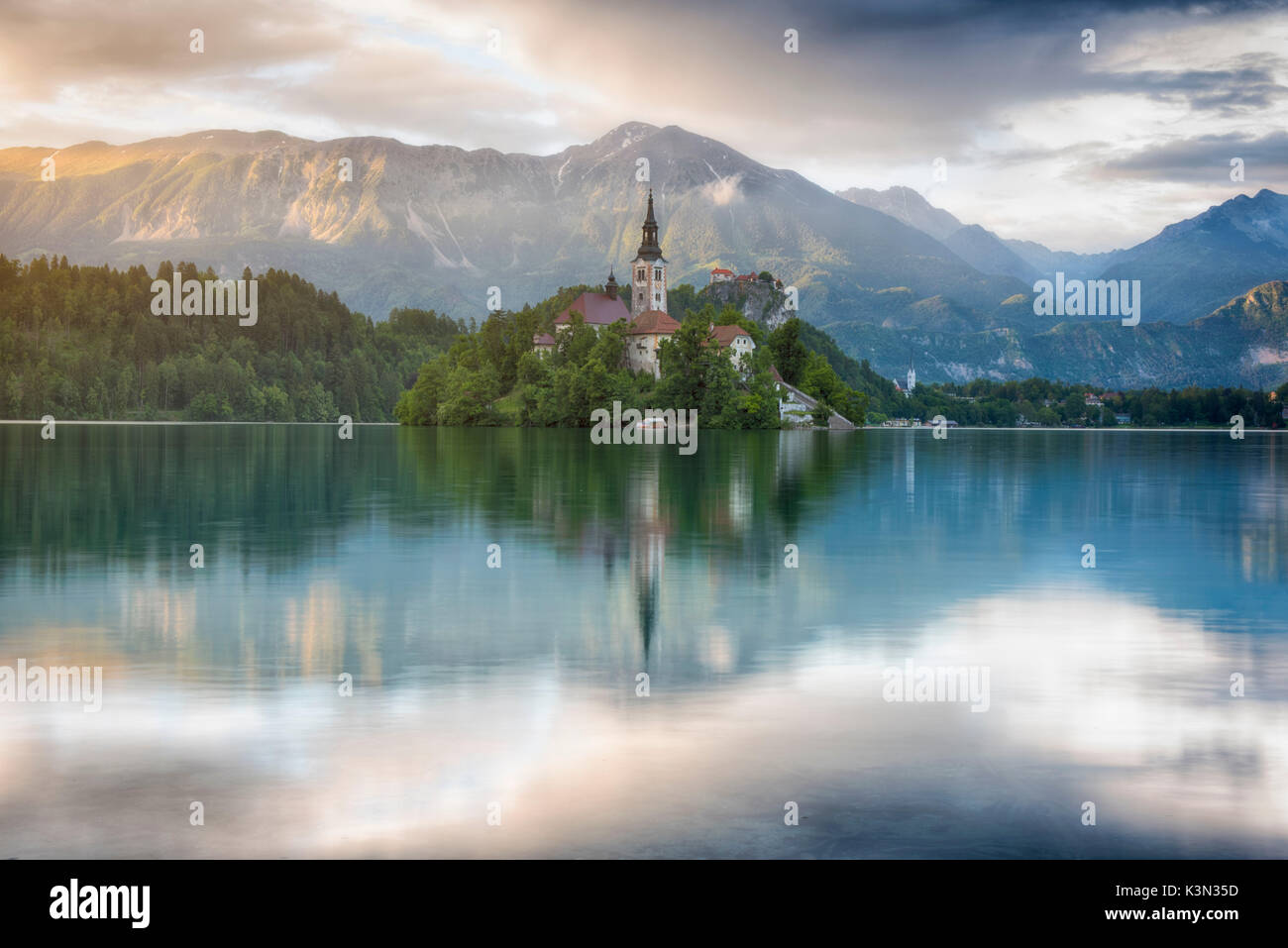 Bled, Obere Krain, Slowenien, Ost Europa. Stockfoto