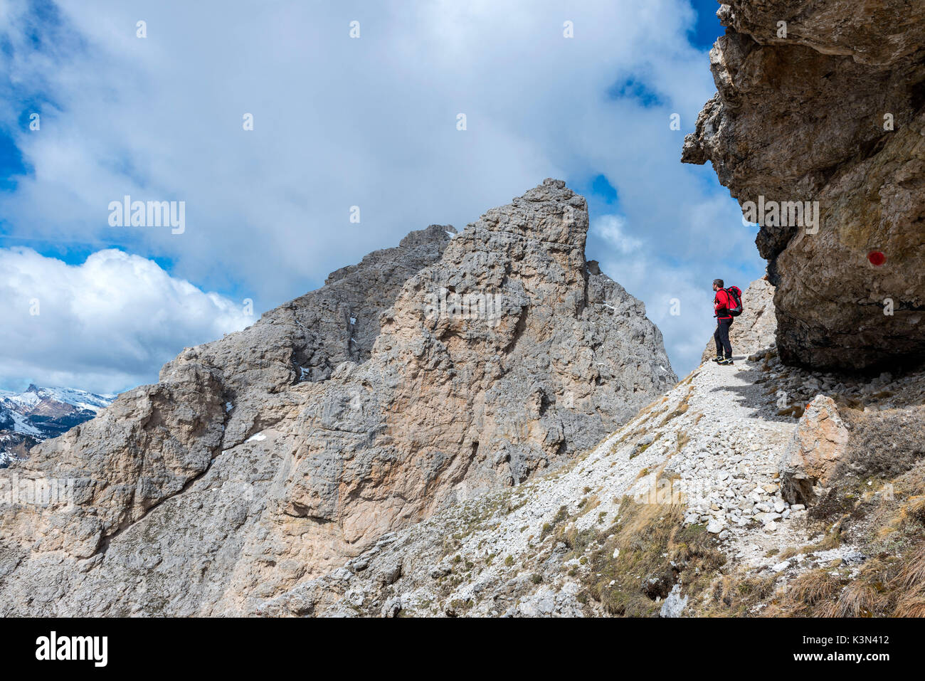 Cir, Dolomiten, Südtirol, Italien. Stockfoto