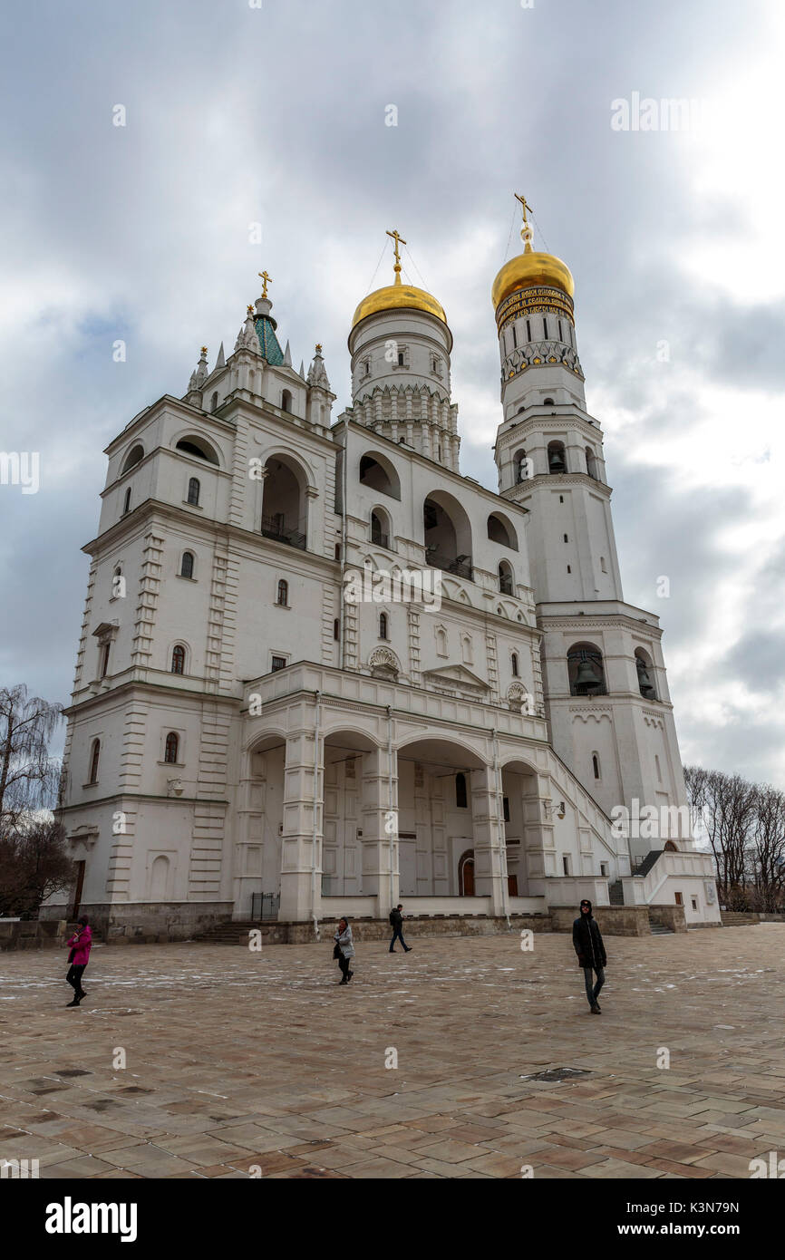 Russland, Moskau, Glockenturm "Iwan der Große im Moskauer Kreml Stockfoto