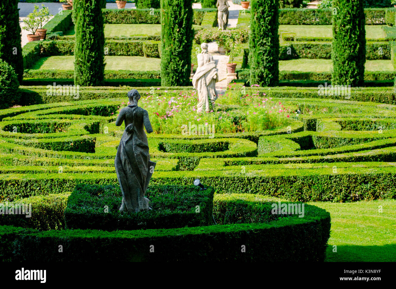 Giusti Garten (Verona, Venetien, Italien) Stockfoto