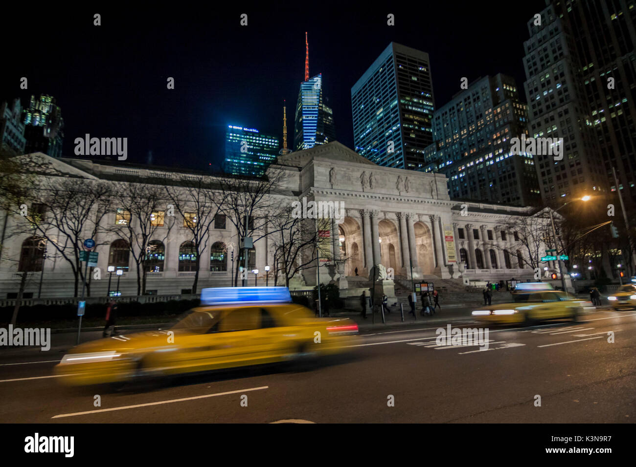 USA, New York, New York Public Library Stockfoto