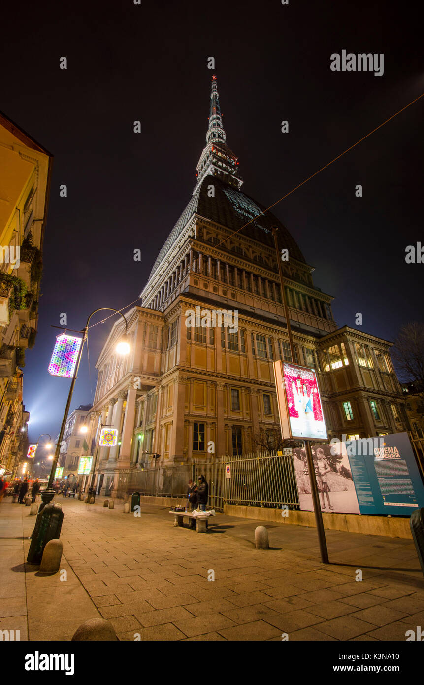 Mole Antonelliana (Turin, Piemont, Italien) Stockfoto