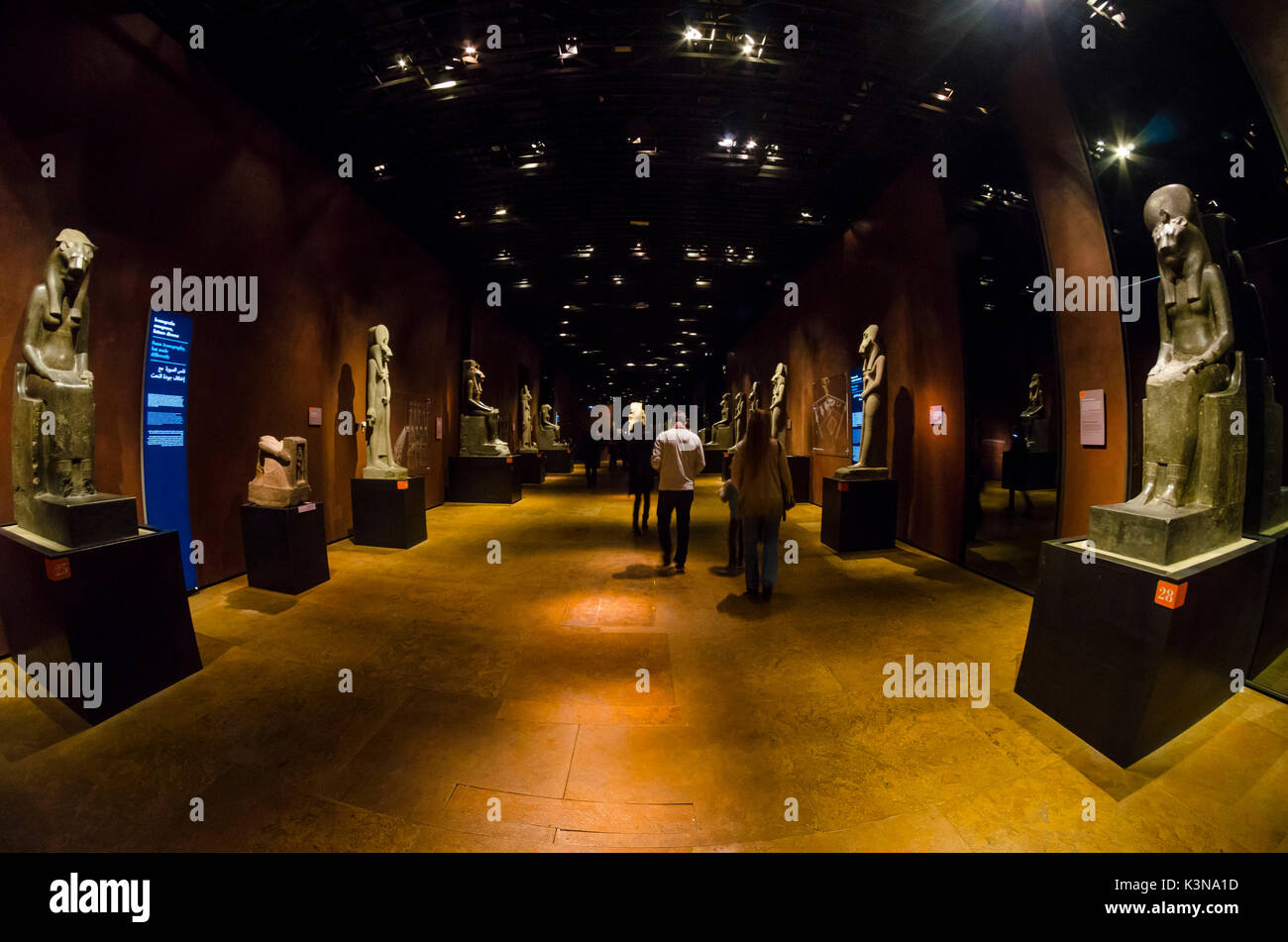 Ägyptische Museum (Turin, Piemont) Stockfoto