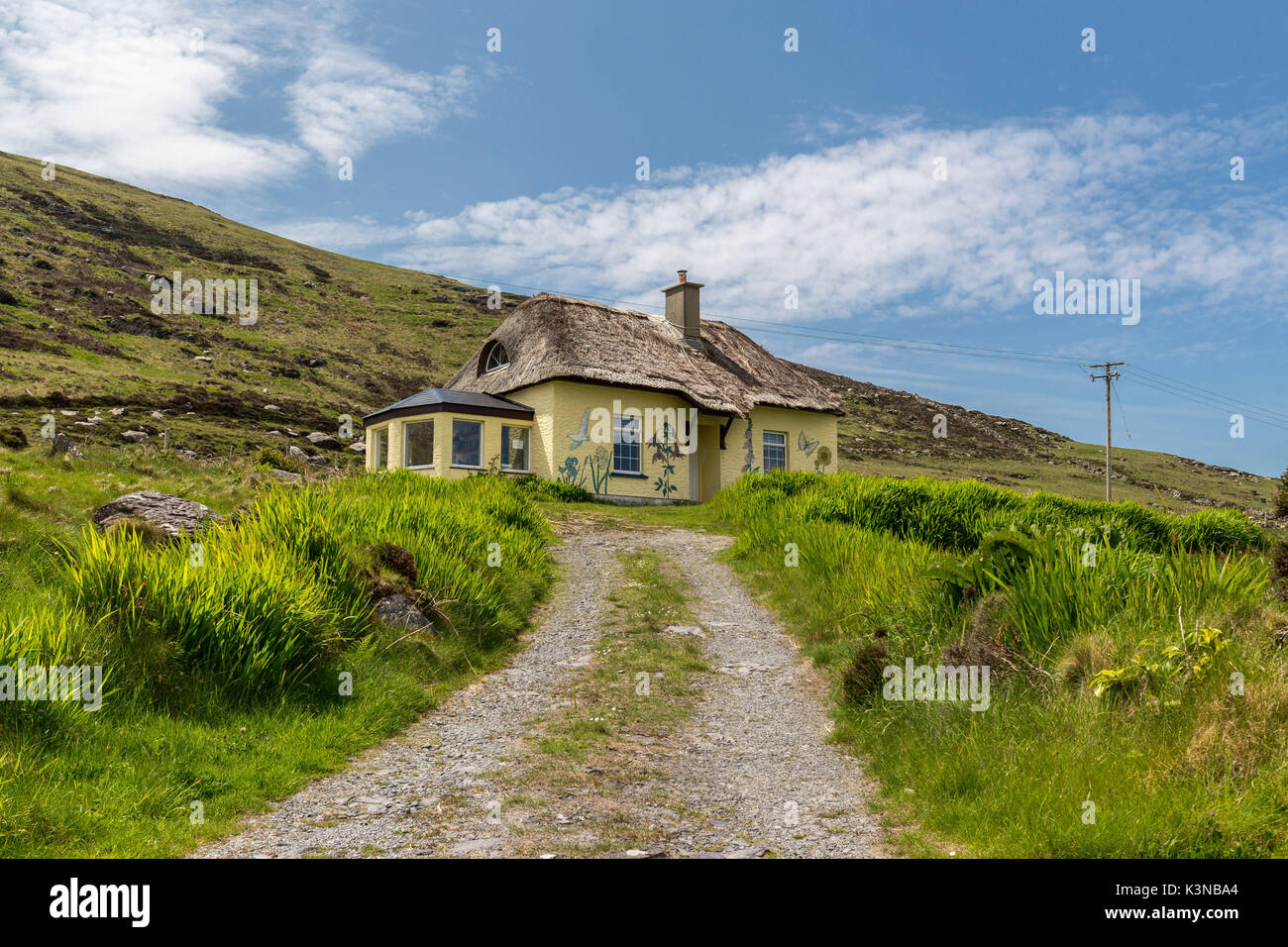 Europa, Irland, Kerry County, Iveragh Halbinsel. Schule auf Valentia Island Stockfoto
