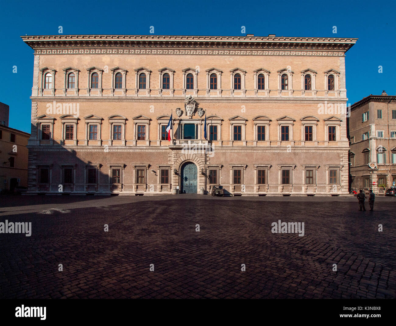 Europa, Italien, Latium, Rom. Palazzo Farnese Stockfoto
