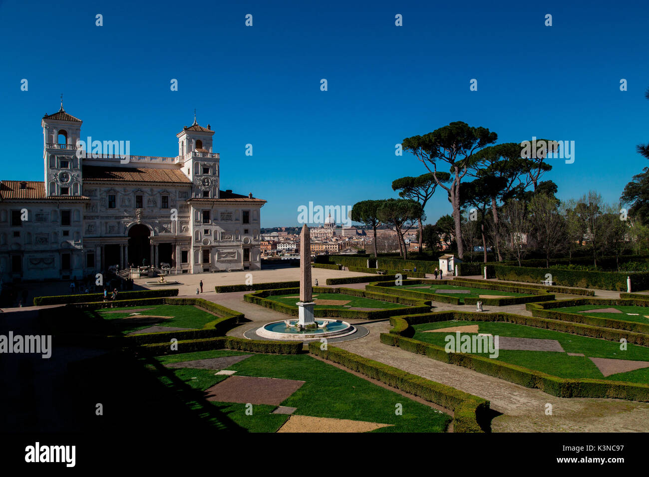 Europa, Italien, Latium, Rom. Das Hotel Villa Medici. Stockfoto