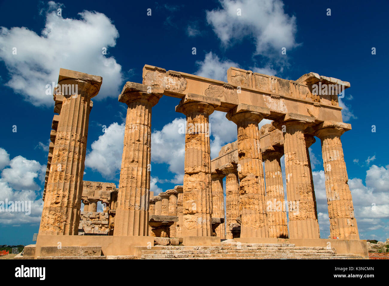 Europa, Italien, Sizilien, Provinz Trapani. Selinunte Tempel Stockfoto