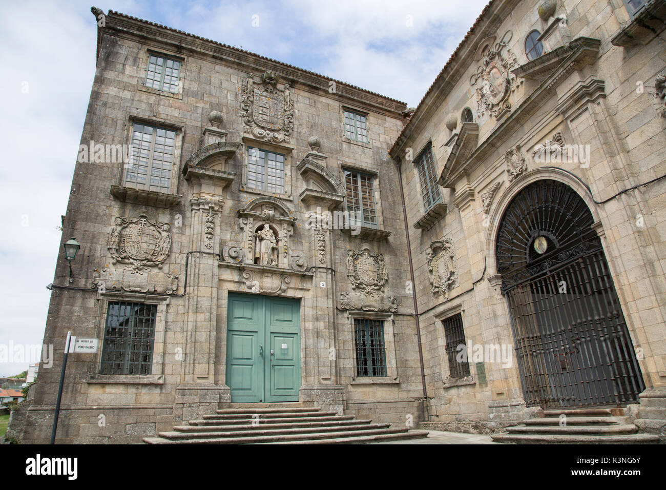 Museum des galicischen Volkes, Santo Domingo de Bonaval Kloster, Santiago de Compostela, Spanien Stockfoto