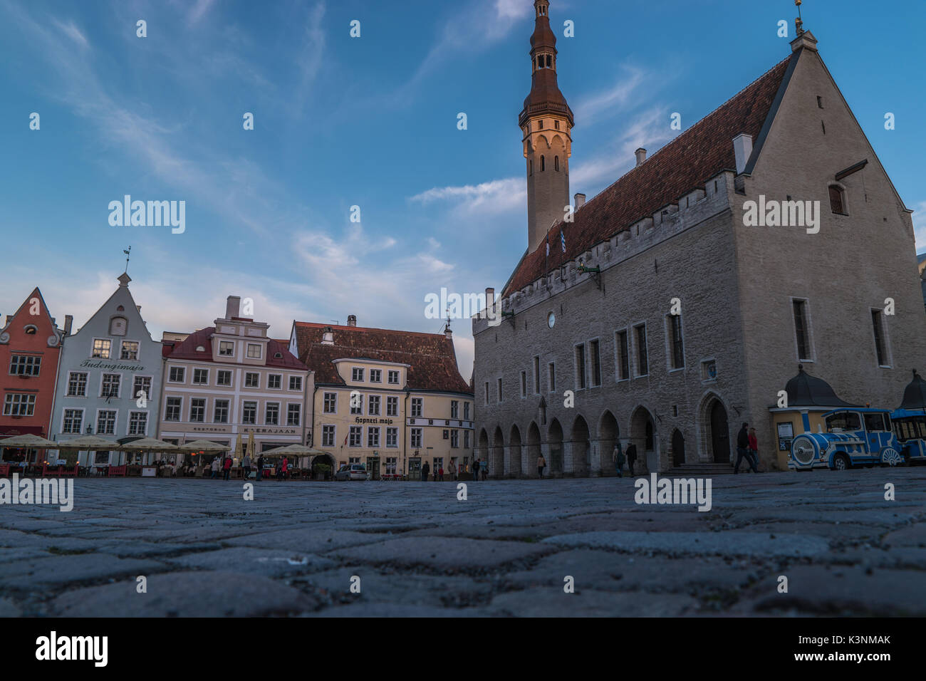 Old Town Square, Tallinn, Estland. Stockfoto