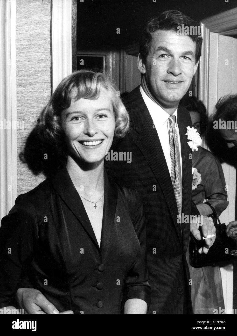 VIRGINIA MCKENNA und BILL TRAVERS die Paare, die zwischen 1957 verheiratet waren und seinem Tod im Jahr 1994, Co - in einer Reihe von Filmen die Hauptrolle Stockfoto