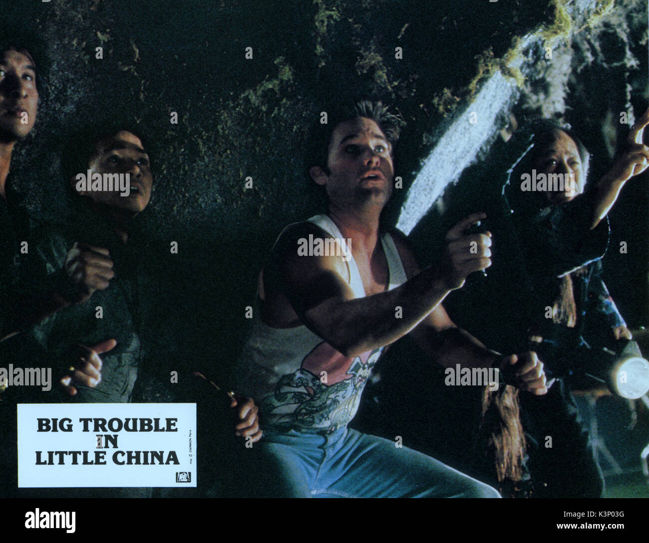 BIG Trouble In Little China [USA 1986] DENNIS DUN, Kurt Russell, VICTOR WONG Datum: 1986 Stockfoto