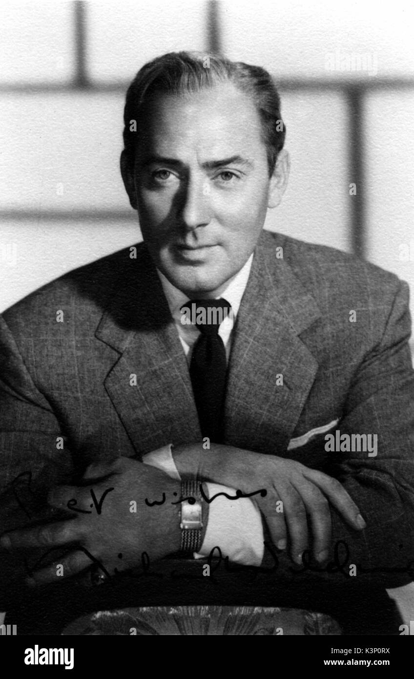 MICHAEL WILDING [1912 - 1979] Der britische Schauspieler Datum: 1979 Stockfoto