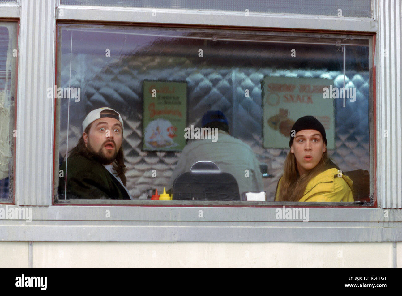 JAY UND SILENT BOB schlagen zurück [USA 2001] Kevin Smith als Silent Bob, Jason Mewes als Ja Datum: 2001 Stockfoto