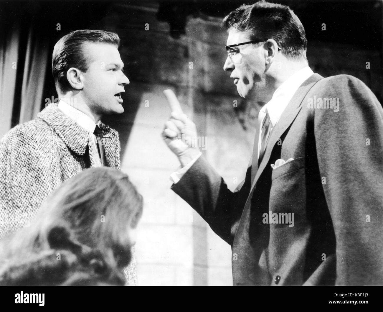 Süßer Duft des Erfolgs [USA 1957] MARTIN MILNER, Burt Lancaster als JJ Hunsecker Datum: 1957 Stockfoto