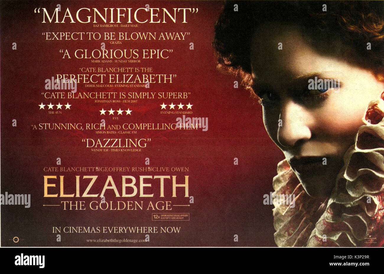 ELIZABETH: DAS GOLDENE ZEITALTER [BR/US/GER/FR 2007] Cate Blanchett als Elizabeth I Datum: 2007 Stockfoto