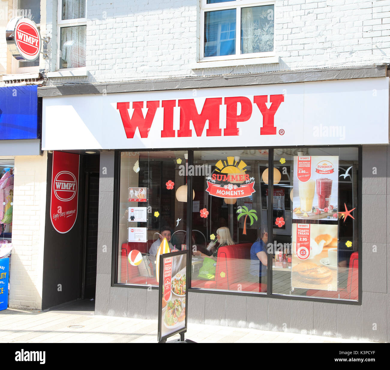 Wimpy Cafe Restaurant, Hamilton Road, Felixstowe, Suffolk, England