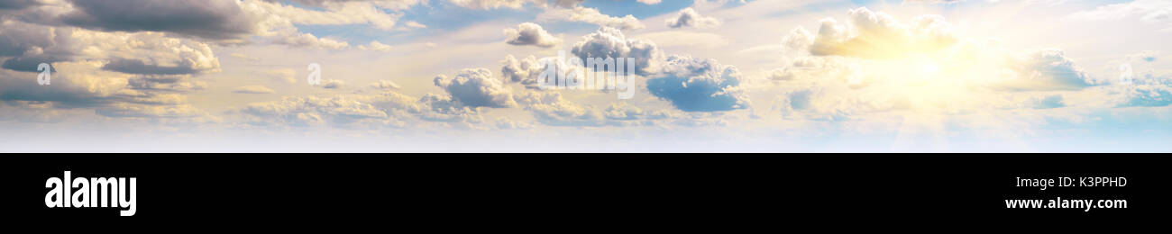 Sky Panorama-Art Tag Sommer Stockfoto