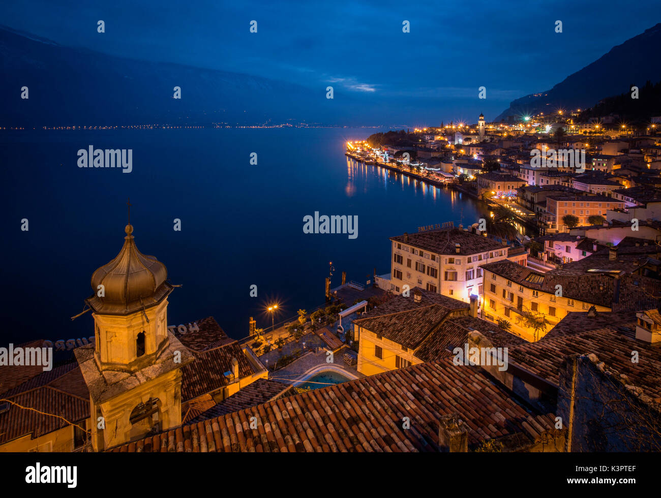 Limone Sul Garda, Gardasee, Lombardei, Italien Stockfoto