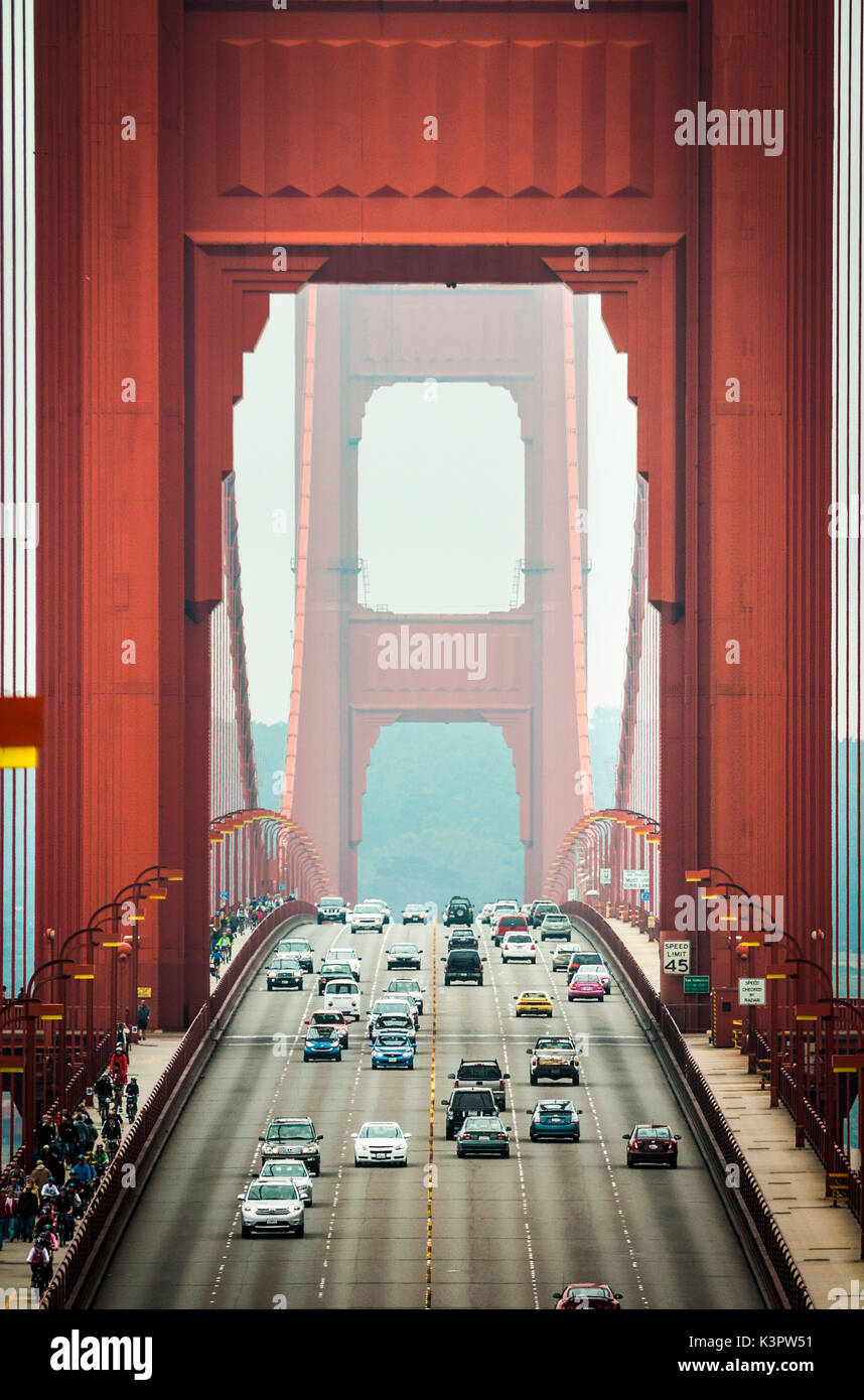 Die Golden Gate Bridge, San Francisco, Kalifornien, USA Stockfoto