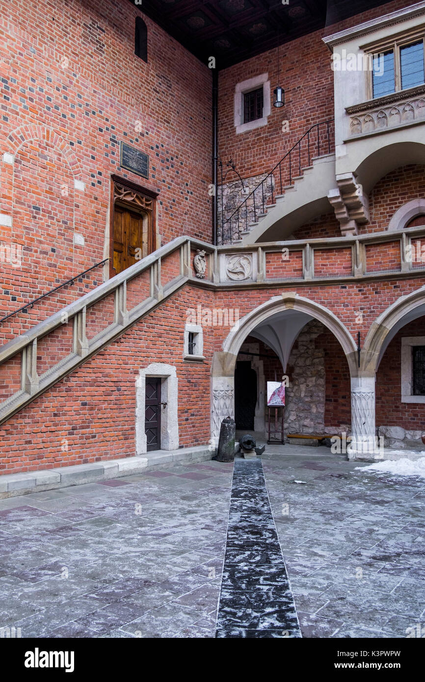 Krakau, Polen, Nord Ost Europa. Collegium Maius ist der Jagiellonen Universität älteste Gebäude. Stockfoto