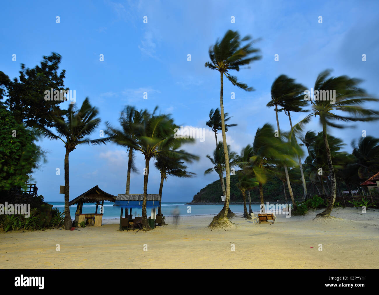 Strand Landschaft in Boracay Island, Philippinen. Stockfoto