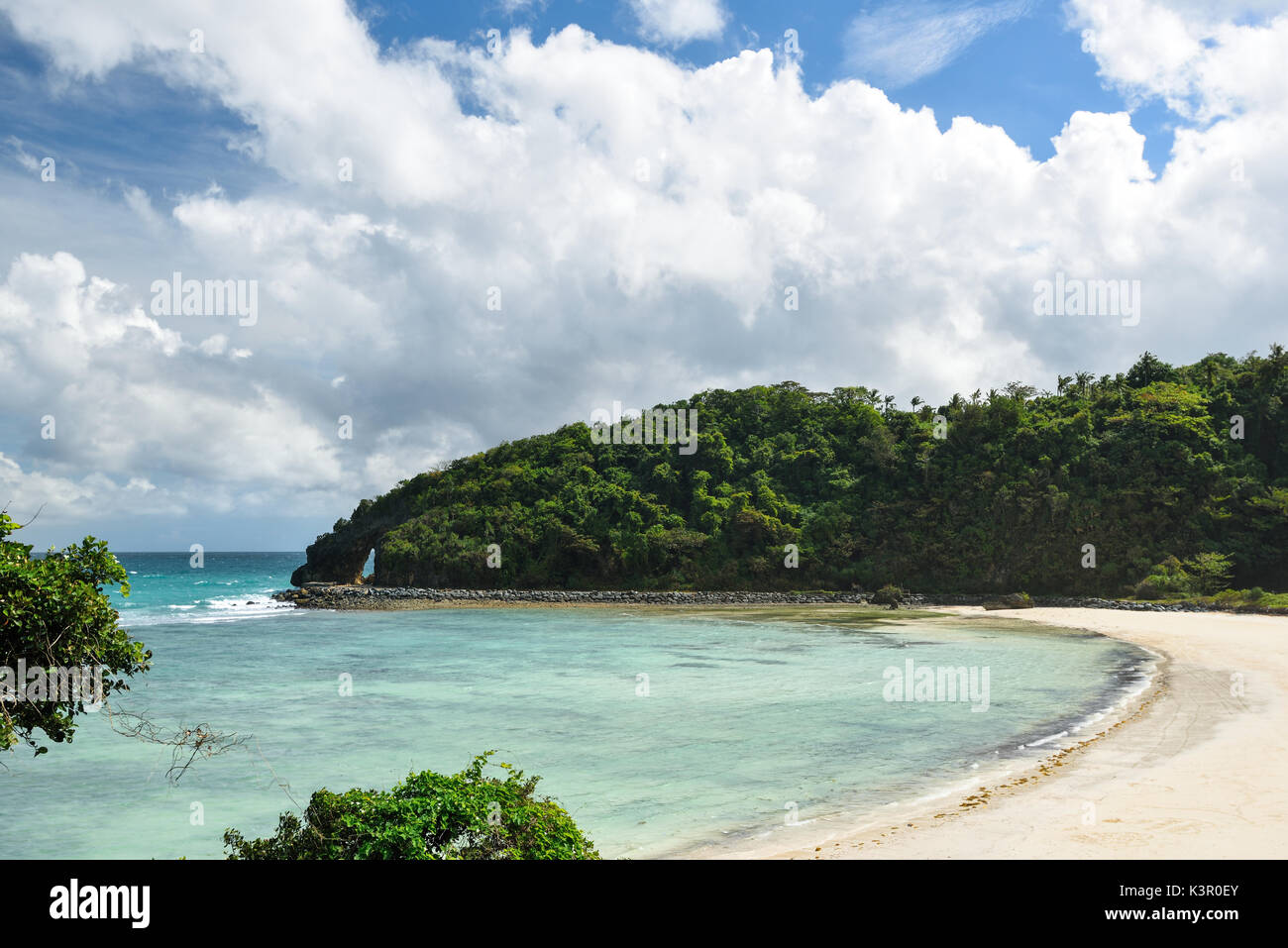 Strand Landschaft in Boracay Island, Philippinen. Stockfoto