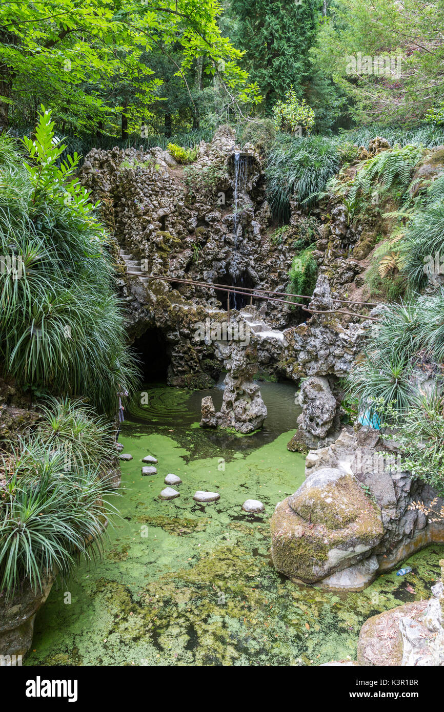 Sintra gardens quinta da regaleira Fotos und Bildmaterial in hoher