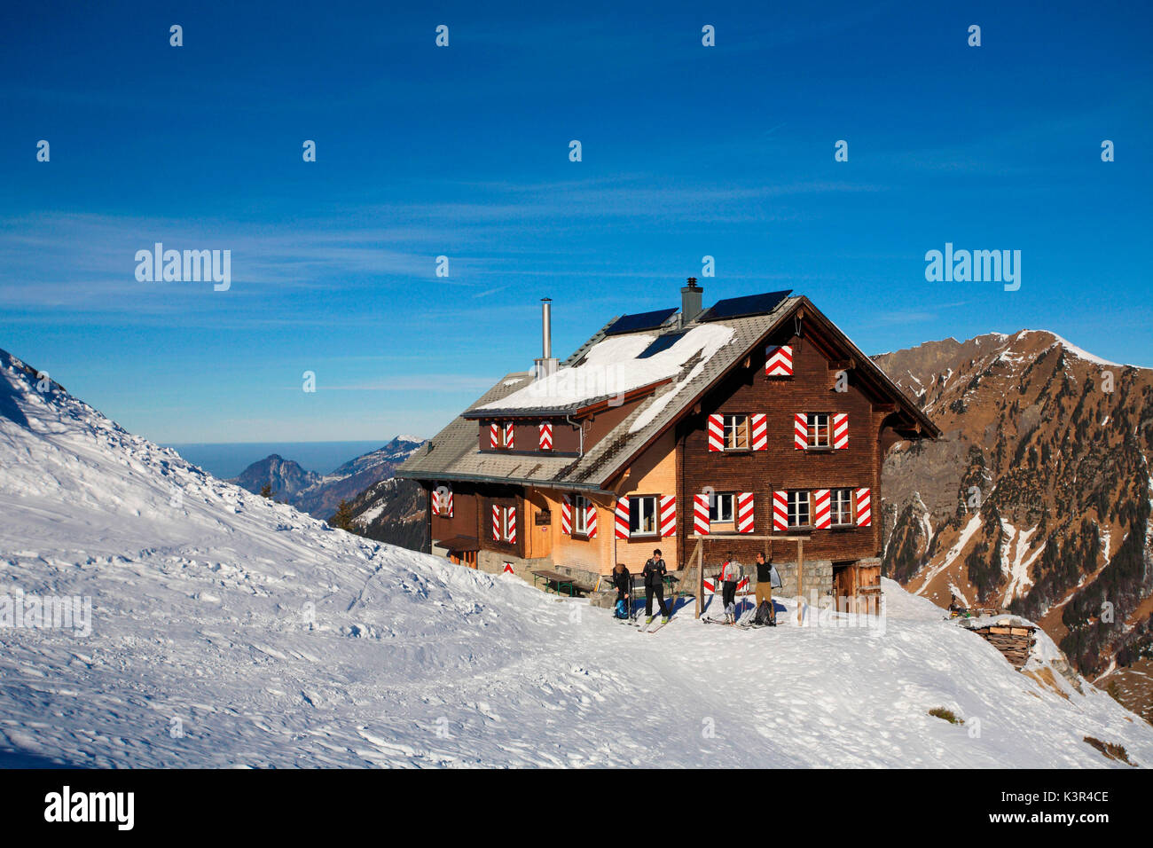 Schweiz, Lidernenhutte auf der Kanton Uri Stockfoto