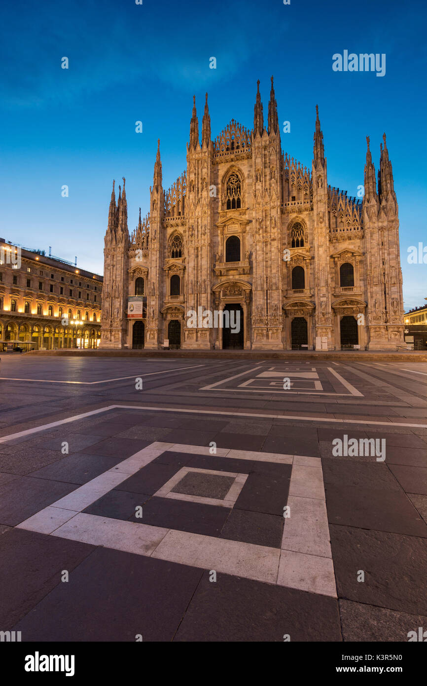 Europa, Italien, Piazza Duomo, Mailand. Stockfoto