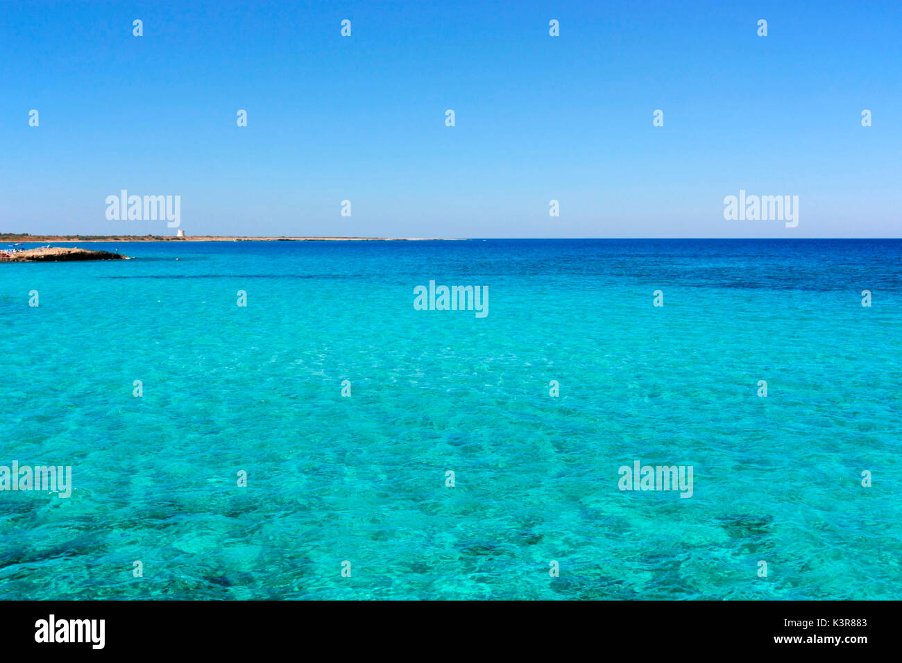 Punta Prosciutto, Apulien, Italien Stockfoto