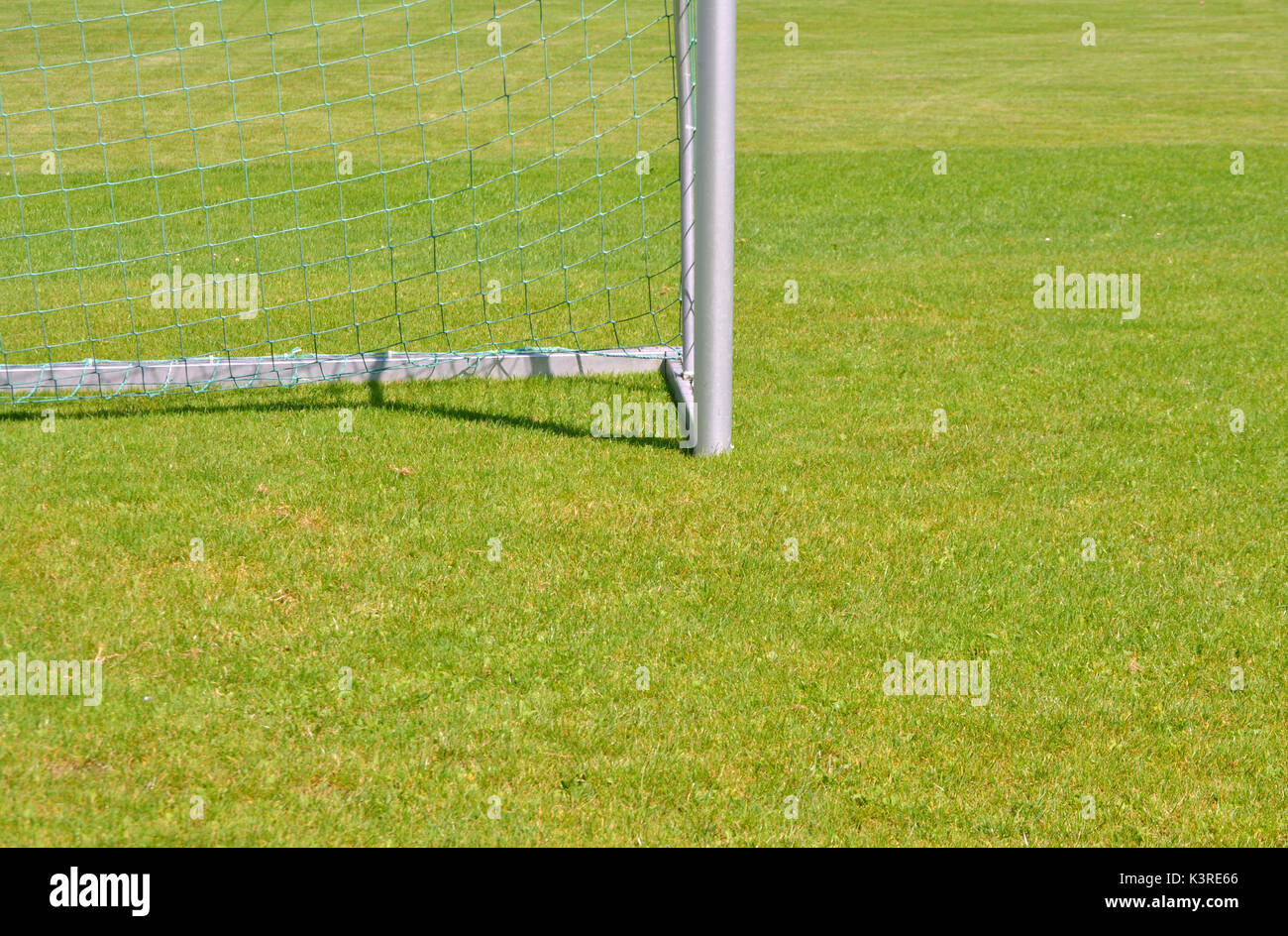 Fußball-Tor Stockfoto