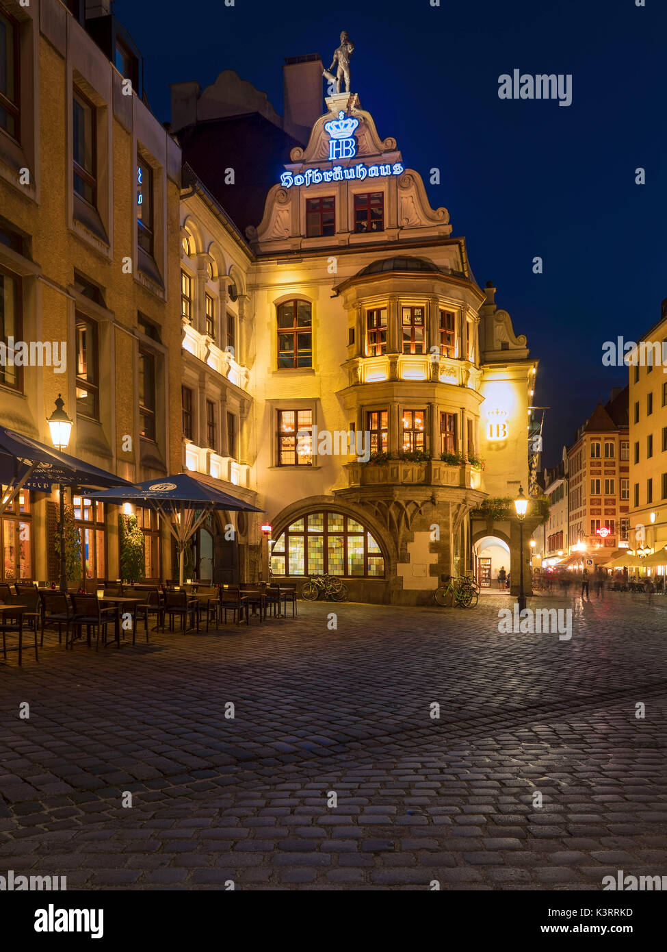 Hofbräuhaus, berühmte Bier Halle in München, Bayern, Deutschland, Europa Stockfoto