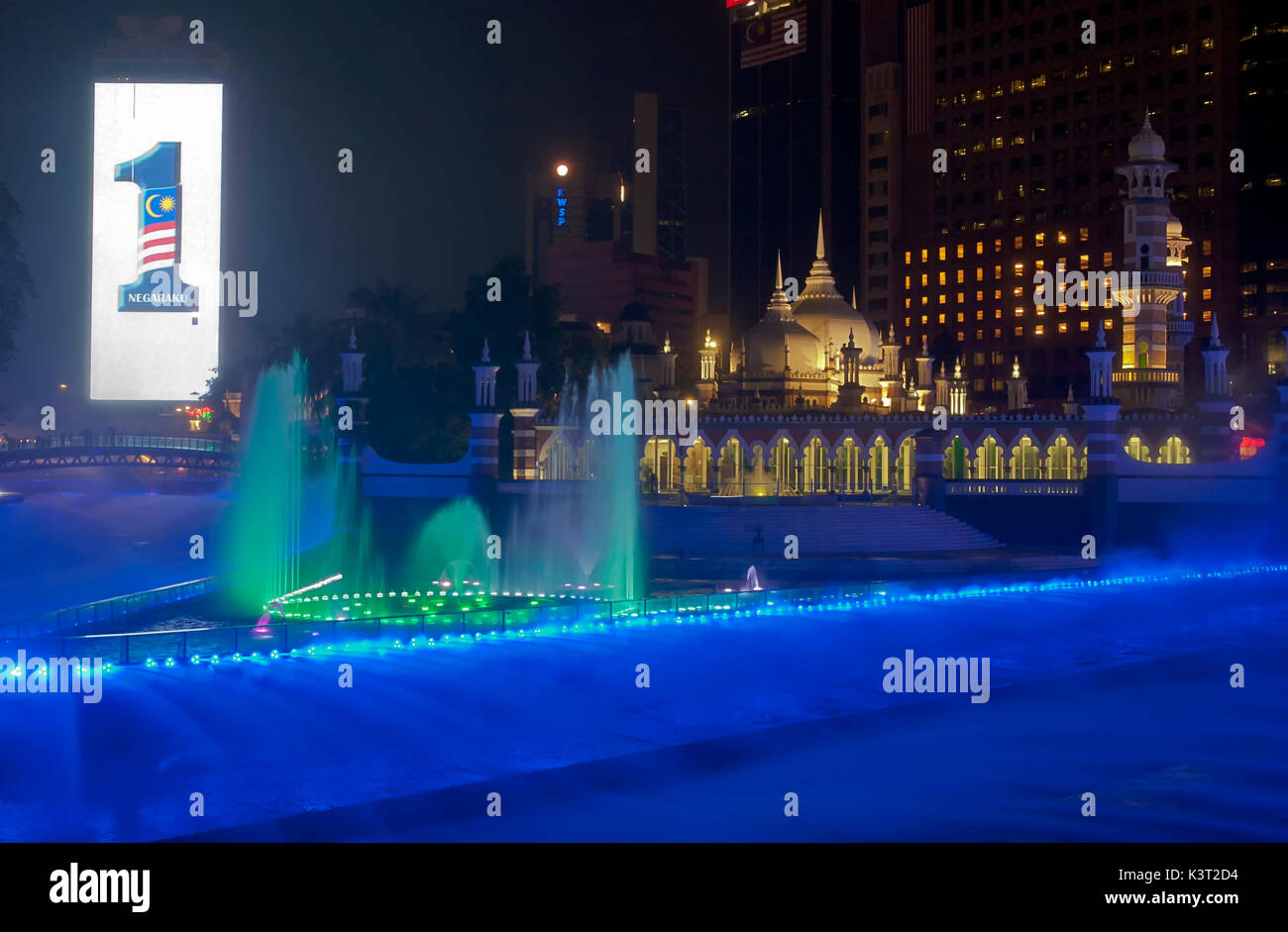 Masjid Jamek, Kuala Lumpur, Malaysia Stockfoto