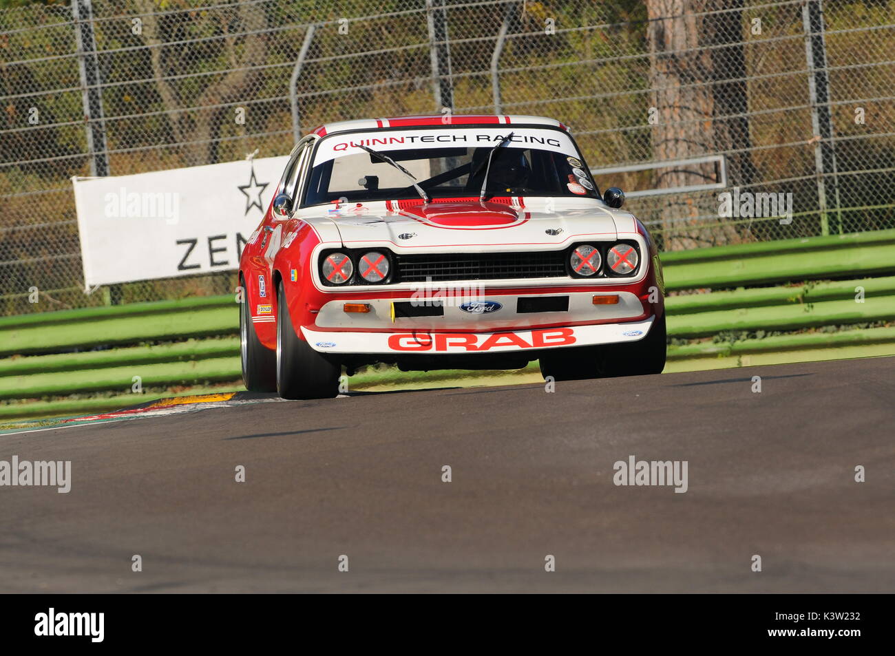 Imola Classic 22 Okt 2016 - Ford Capri 2600 RS 1972 angetrieben von unknow während der Praxis auf Imola, Italien. Stockfoto