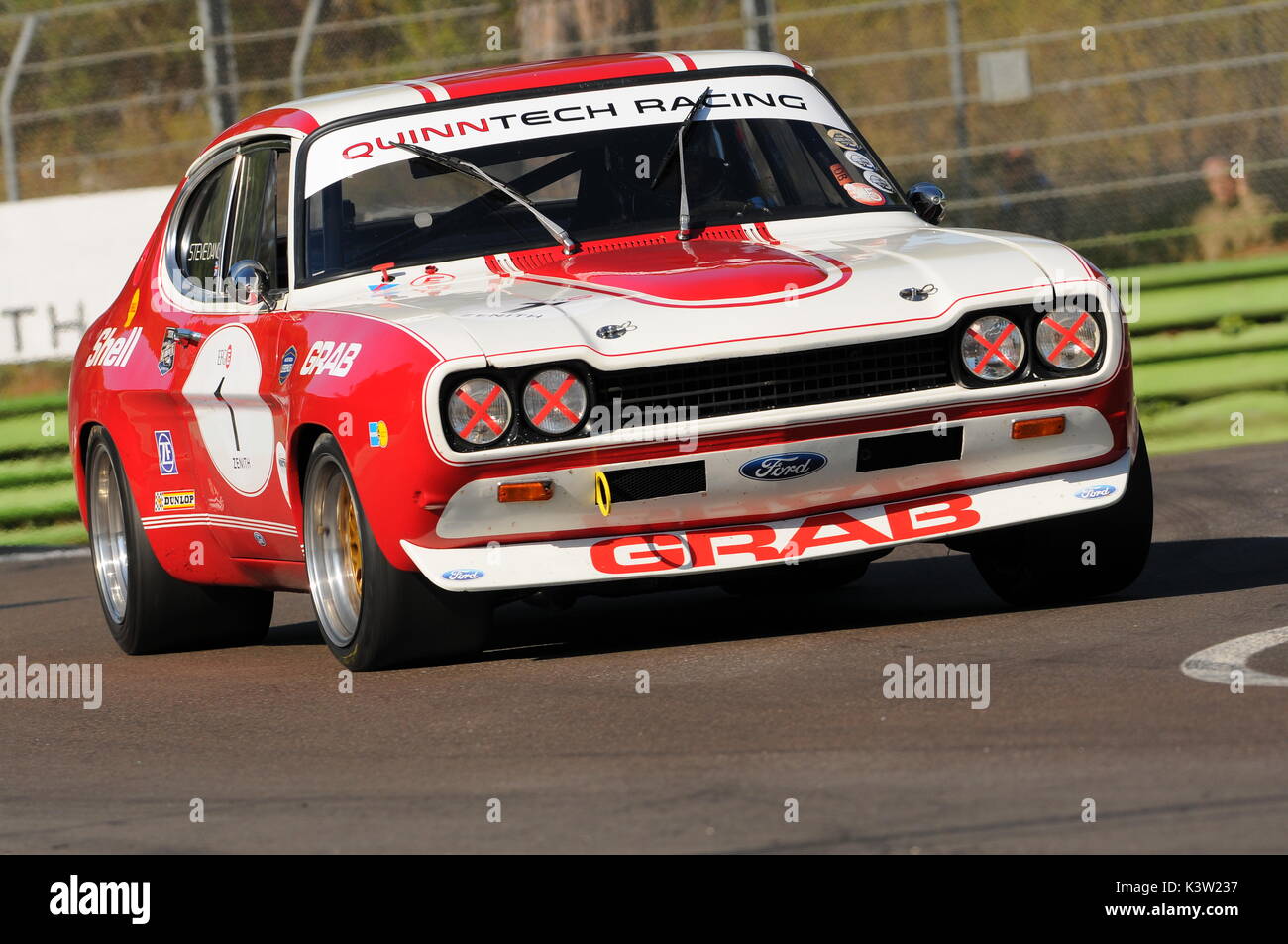 Imola Classic 22 Okt 2016 - Ford Capri 2600 RS 1972 angetrieben von unknow während der Praxis auf Imola, Italien. Stockfoto