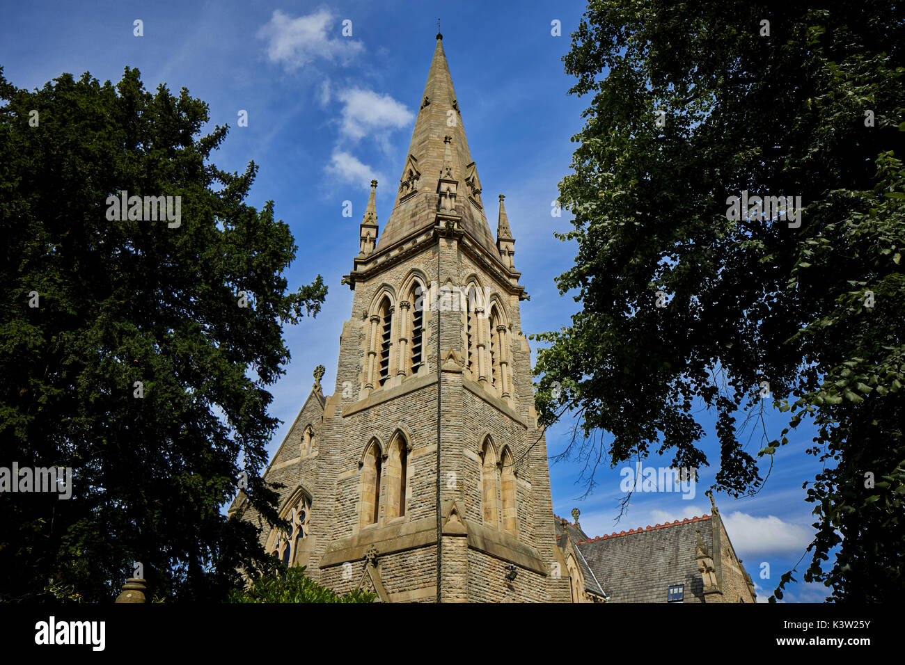 Atmos International bietet Pipeline Leak Detection und Simulationstechnik für die Öl-, Gas-, Wasser- Branchen in St. Pauls Wilmslow Rd Didsbury Sout Stockfoto