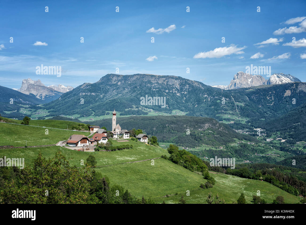 Europa, Italien, Bozen, Südtirol, St. Maria am Ritten Berg. Stockfoto