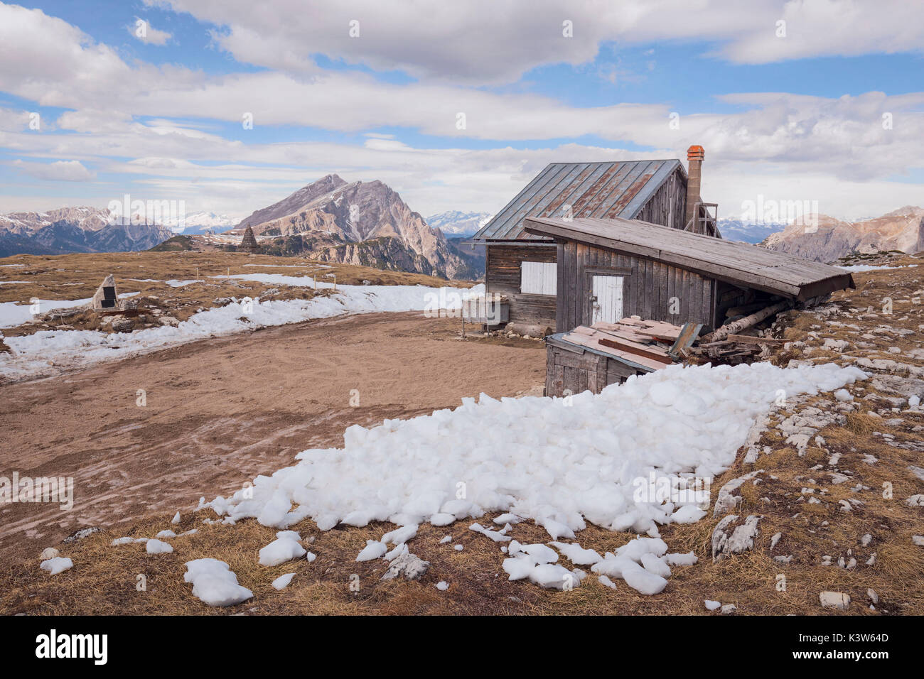 Monte Piana, Dolomiti di Sesto, Belluno / Bolzano - Bozen, Veneto / Südtirol, Italien, Europa Stockfoto