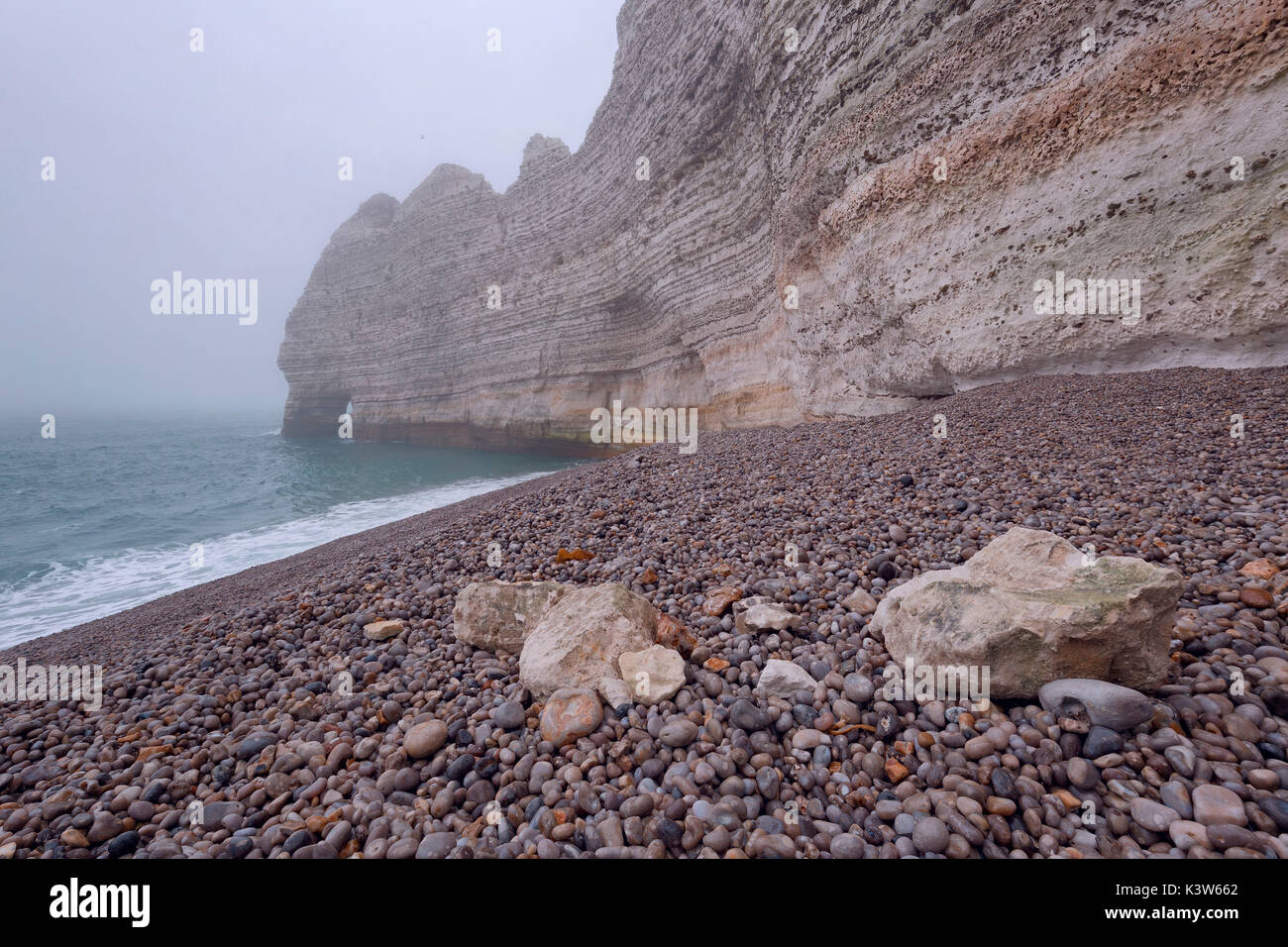 Etretat, Seine-maritime Abteilung, Normandie, Frankreich, Europa Stockfoto