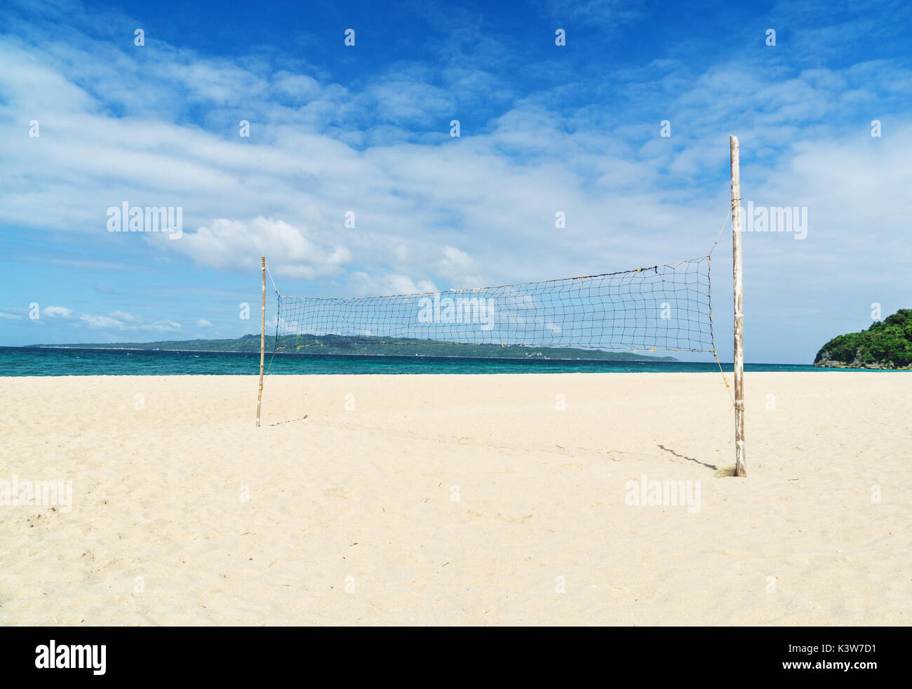 Beach Volleyball auf Boracay Stockfoto