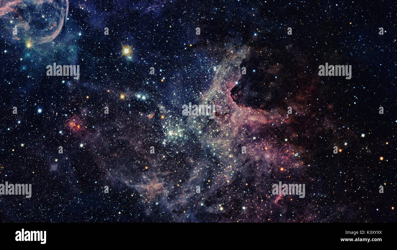 Galaxy und Nebel. Abstrakten Raum Hintergrund. Elemente dieses Bild eingerichtet von der NASA Stockfoto