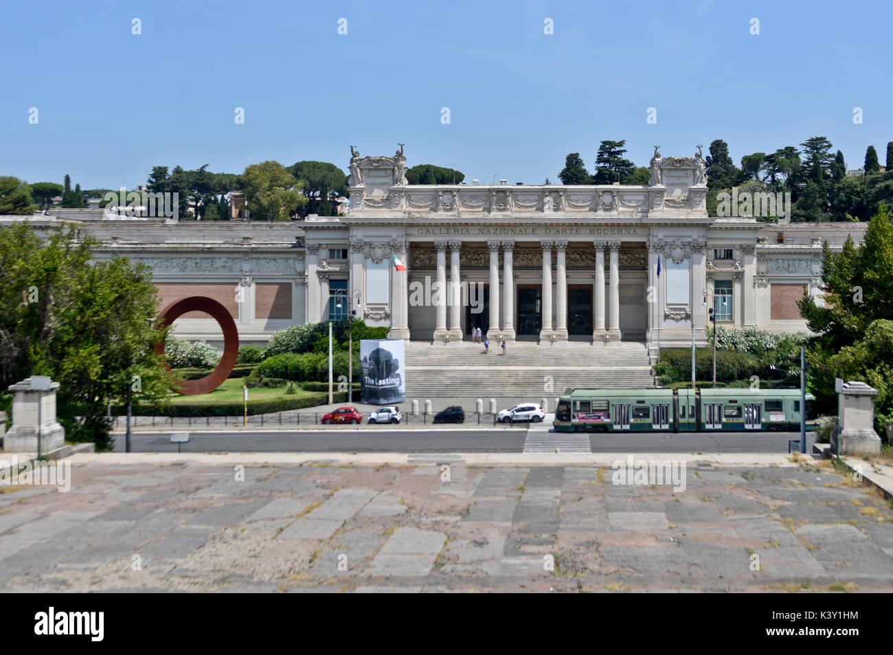 Galleria Nazionale d'Arte Moderna (Galerie für Moderne Kunst) - Rom Stockfoto