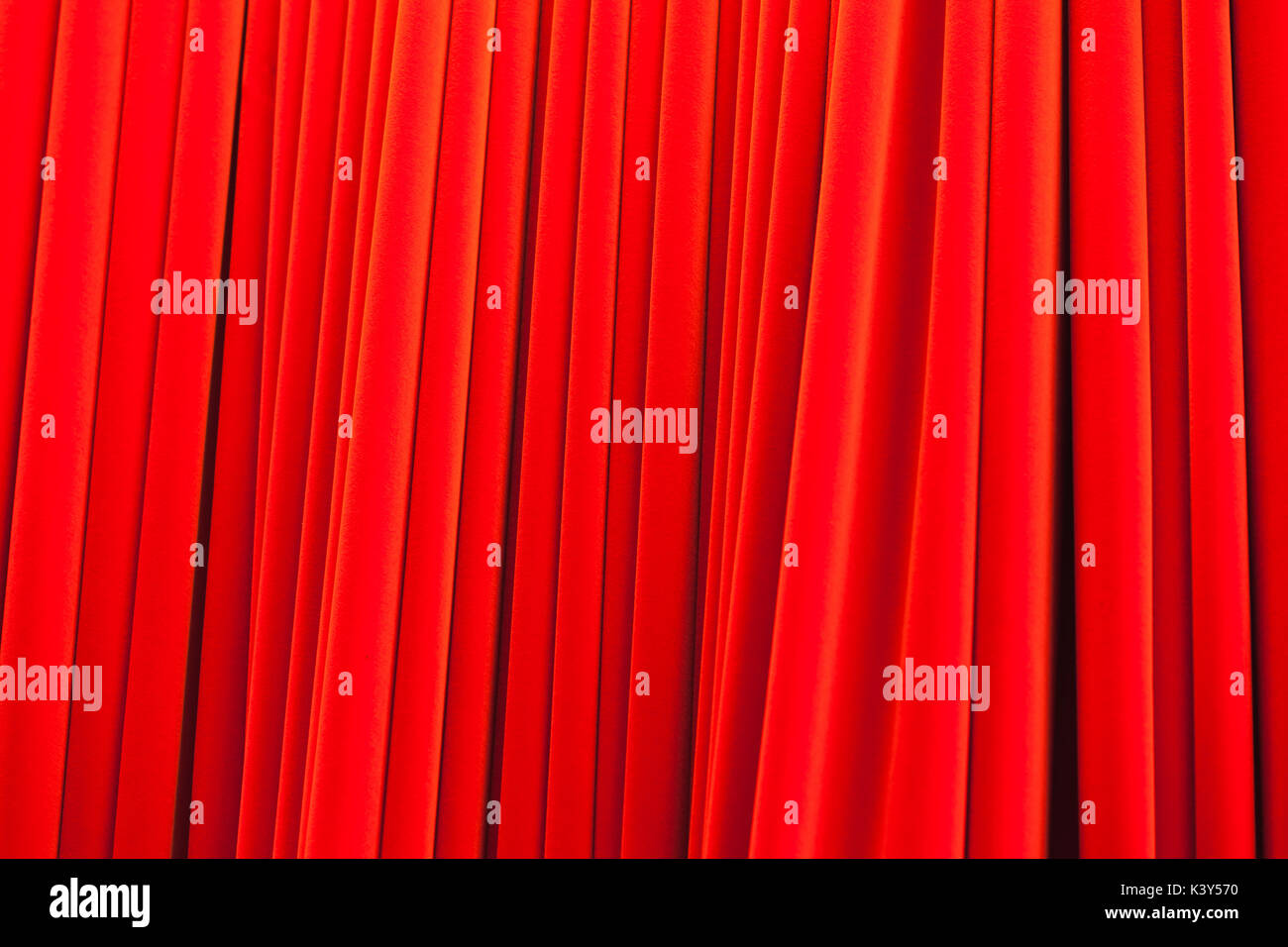 Red Theater Vorhang Muster, Hintergrund Foto Textur Stockfoto
